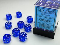 Würfelset: 36 Würfel 6-seitig 12mm Translucent...