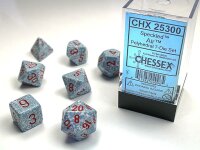 Würfelset: 7 Würfel mehrseitig Speckled Air