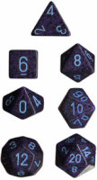 Würfelset: 7 Würfel mehrseitig Speckled Cobalt