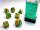 Würfelset: 7 Würfel mehrseitig Gemini Gold-Green/white