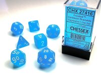 Würfelset: 7 Würfel mehrseitig Frosted...