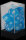 Würfelset: 7 Würfel mehrseitig Frosted Caribbean Blue/wh