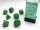 Würfelset: 7 Würfel mehrseitig Vortex Dice Green/gold