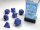 Würfelset: 7 Würfel mehrseitig Vortex Dice Blue/gold