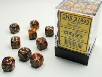 Würfelset: 36 Würfel 6-seitig Lustrous Gold/silver