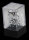 Würfel-Set: 2 Würfel sechseitig Farbe Metallic Silber (16mm)