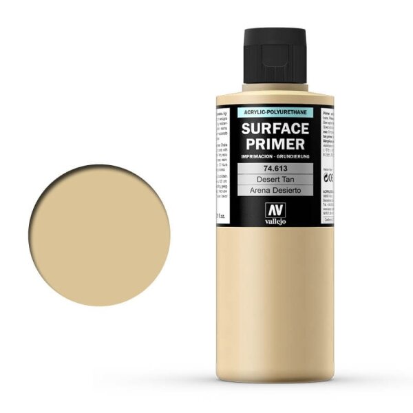 Vallejo Surface Primer Desert Tan Base (200ml)