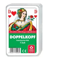 Doppelkopf, französisches Bild, Etui