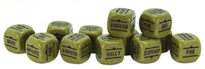 Bolt Action: Order Dice Green (12)