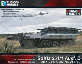 SdKfz 251/1 Ausf D 3-in-1 Set