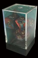 Würfelset: 7 Würfel mehrseitig Gemini Red-Teal...
