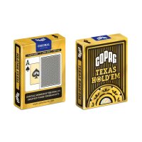 Copag Texas Holdem Jumbo Index schwarz/gold 2 Eckzeichen