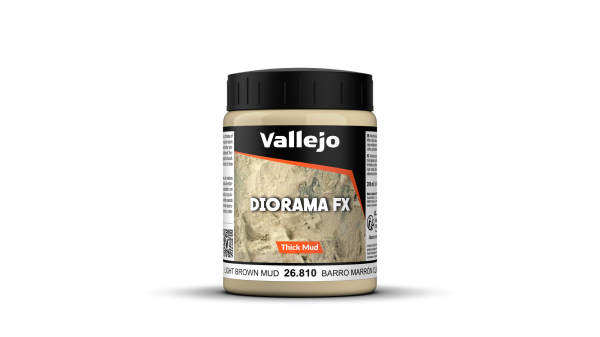 Light Brown Thick Mud  - Thick Mud Textures 200 ml