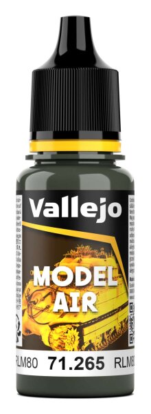 Vallejo Model Air: 71265 Olivgrün (RLM80) 17 ml