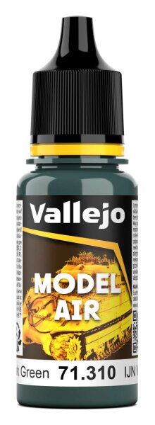 Vallejo Model Air: 71310 IJN Deep Dark Green 17ml