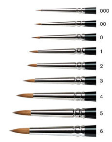 Pinsel Winsor and Newton Series 7 Kolinsky Miniature Nr.6