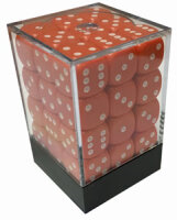 Würfelset: 36 Würfel, 12mm, opaque, orange