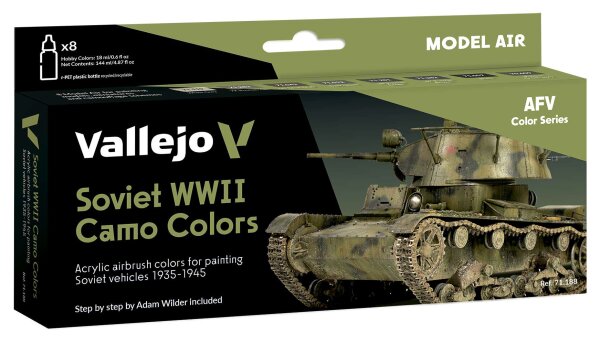 Model Air: Model Air Set Soviet WWII Camo Colors (8)