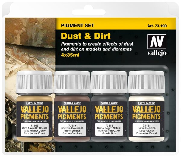 Vallejo Pigment Set "Dust & Dirt" (4)
