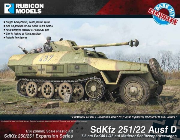 SdKfz 251/22 Ausf. D UPGRADE (1/56)
