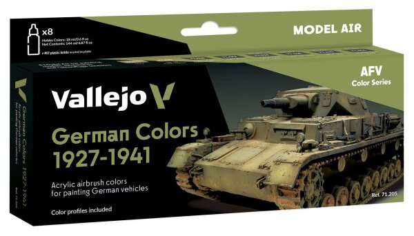 Model Air: Model Air Set German Vehicles Colors 1927-1941 (8)