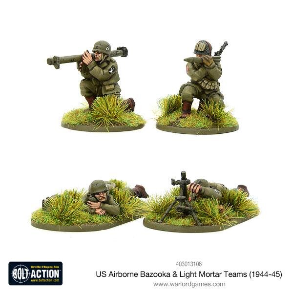 Bolt Action: US Airborne Bazooka & Light Mortar