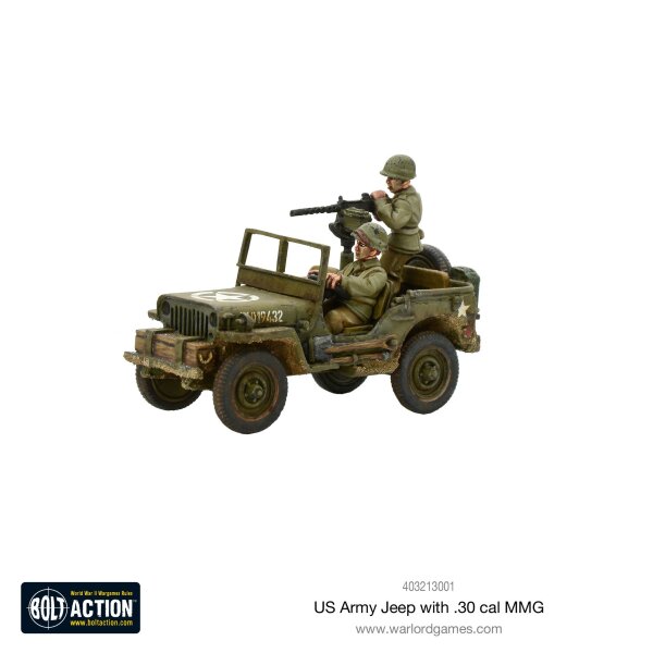 Bolt Action: US Army Jeep w/ .30 Cal MMG