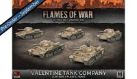 Flames of War SU: Valentine Tank Company (x5 Plastik)