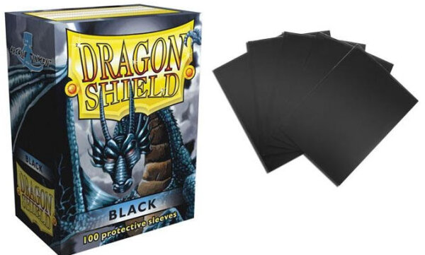 Dragon Shield Japanese Matte Schwarz (60 Stück)