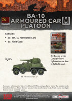Flames of War SU: BA-10 Armoured Car Platoon (x3)
