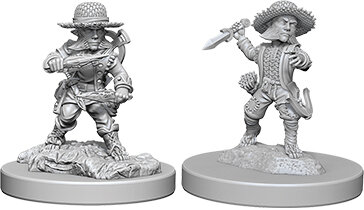 Pathfinder Deep Cuts Mini.: Male Halfling Rogue