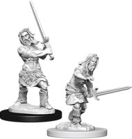 Pathfinder Deep Cuts Mini.: Male Human Barbarian