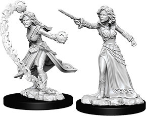 Pathfinder Deep Cuts Mini.: Female Human Wizard