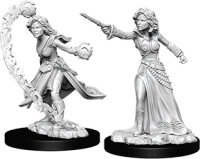 Pathfinder Deep Cuts Mini.: Female Human Wizard