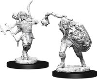 Pathfinder Deep Cuts Mini.: Male Elf Fighter