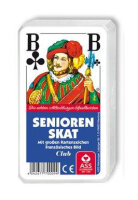 Skat, französisches Bild für Senioren