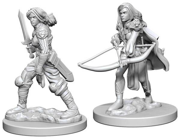 Pathfinder Deep Cuts Mini.: Human Female Fighter