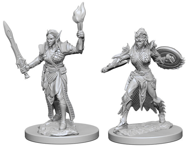 Pathfinder Deep Cuts Mini.: Elf Female Fighter