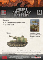Flames of War GE: Wespe Artillery Battery (x3)