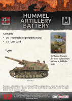 Flames of War GE: Hummel Artillery Battery (x3)