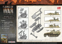 Flames of War GE: SdKfz 251/C Halftracks (x5 Plastik)