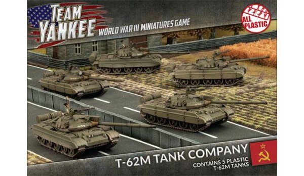 Team Yankee T-62M Platoon (x5/Plastik)
