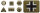 Flames of War GE: German Late War Tokens & Objectives (20+2)