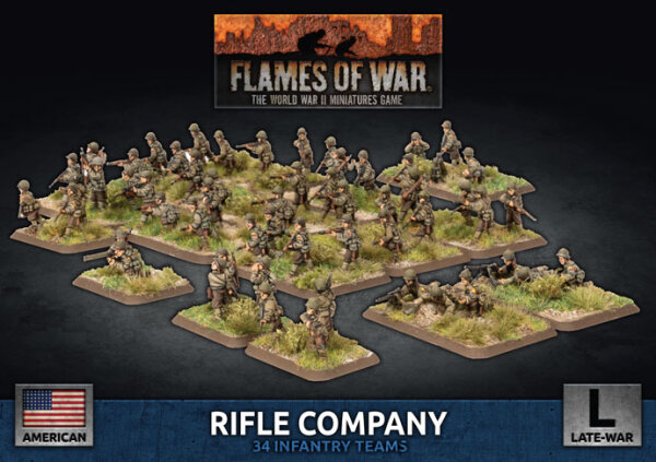 Flames of War US: US Rifle Company (Plastic)