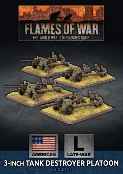 Flames of War US: 3-Inch Tank Destroyer Platoon (x4)