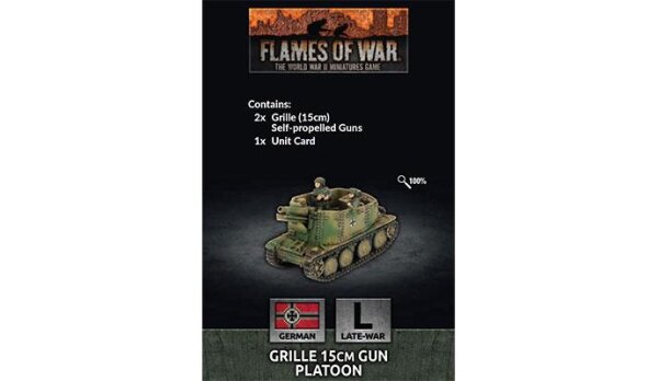 Flames of War GE: Grille 15 cm Gun Platoon (x2)