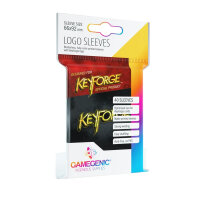 Keyforge: Printed Sleeves Logo on Black