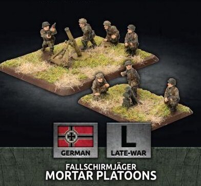 Flames of War BR: Fallschirmjäger Mortar Platoons