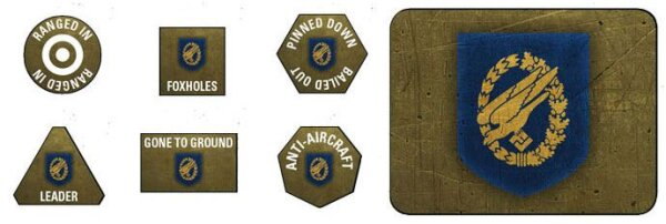 Flames of War BR: Fallschirmjäger Token and Objective Set