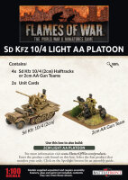 Flames of War GE: LW SdKfz 10/4 Light AA Platoon (x4)